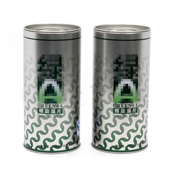 螺旋藻片馬口鐵鐵盒制作,保健品鐵皮包裝盒加工廠