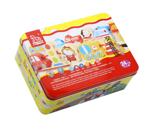 交通串珠收納鐵盒 交通串珠收納鐵盒