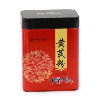 黃芪粉鐵盒包裝_醫(yī)藥馬口鐵盒